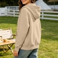 thumbnail image 5 of Perfectbot Women's Zip Up Hoodie Long Sleeve Fall Winter Sweatshirt Jacket with Pockets Casual Outerwear, 5 of 9