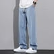 thumbnail image 3 of Pantalones casuales rectos y finos para hombre, primavera y verano de 2024, pantalones de tela de lyocell con cintura elástica y estilo coreano, muy vendidos para hombre, 3 of 5