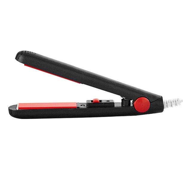 Mini alisador de pelo, plancha plana de cerámica, alisador de pelo, rizador eléctrico termostático seco y húmedo, herramientas de estilismo de moda Deng Xun unisex