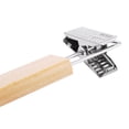 thumbnail image 3 of Paquete de 20 Perchas de Madera para Falda con Clips Ajustables Percha Antideslizante, 3 of 8