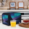 thumbnail image 6 of Sikiie Night At Lake Aurora Toaster Covers 2 Slice Dustproof Toaster Cover Bread Machine Cover, Dustproof Cover - 11.4" x 7.5" x 7.9", 6 of 7