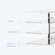 thumbnail image 2 of Estante acrílico para almacenamiento de teclado y ratón, soporte de exhibición para teclado de 3 niveles (transparente), 2 of 4