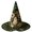 R9-Dark Green, variant on Textilo Halloween Tall Witch Hats for Adults Gothic Halloween Witch Masquerade