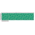 thumbnail image 2 of Ambesonne Gingko Fabric by the Yard Upholstery, Biloba Leaves on Teal Shade, 3 Yards, Teal and Pale Yellow, 2 of 4