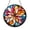 Acrylic 3.5 Inch, variant on Colorful Abstract Window Panel with Stained Glass Effect, Decorative Circular Window Art