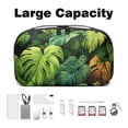 thumbnail image 3 of Plant Hard Drive Cases Cable Organizer Small Travel Electronic Organizer Charger Case Organizer Oxford Fabric Waterproof Storage Bag for Protecting Electronic Gadgets - 5.9x9.44x3.14 in, 3 of 6