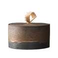 thumbnail image 1 of Boîte à Thé en Poterie Rugueuse avec Couvercle et Poignée de Transport Vintage Scellée pour la Maison, 1 of 5