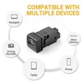 thumbnail image 2 of Single Port Charging Power Adapter Outlet 2.1a Usb Car Charger Socket, 2 of 4