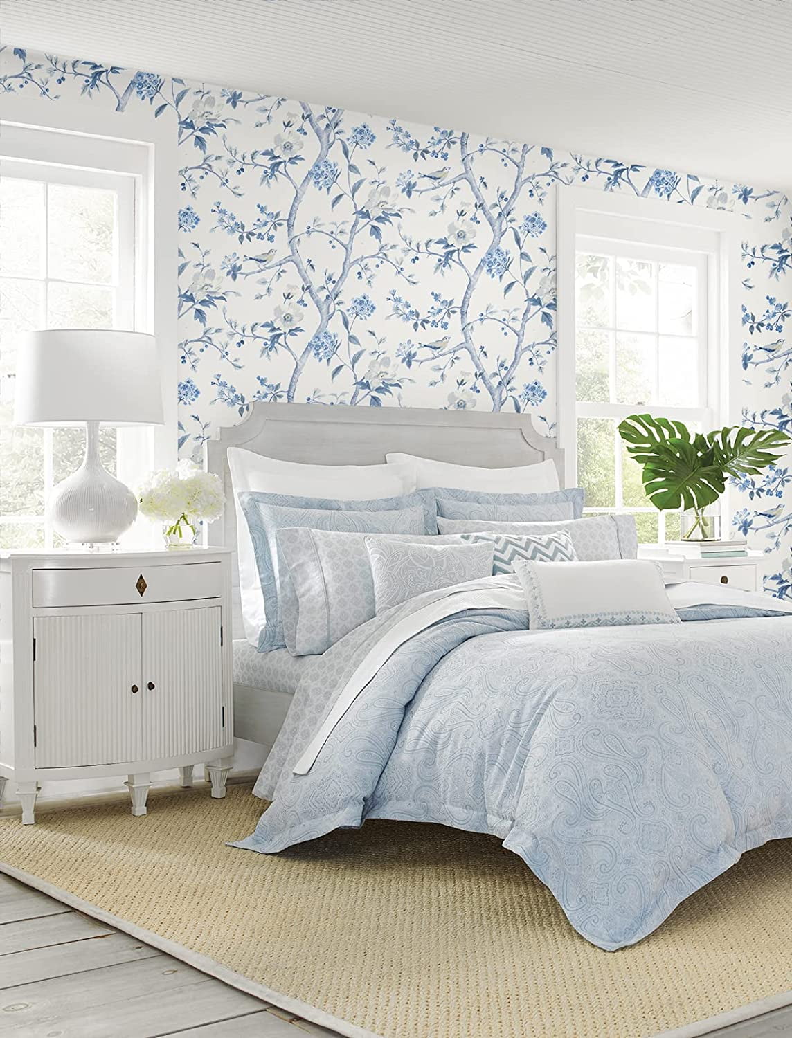 Lillian August Floral Trail Peel and Stick Wallpaper