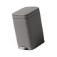 thumbnail image 5 of Papelera de baño, papelera de cocina, contenedor de basura rectangular, cubo de basura, Gris oscuro, 5 of 9