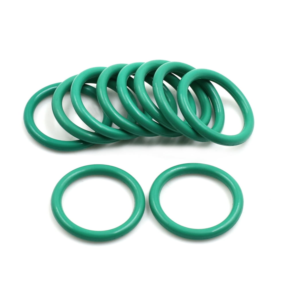 10pcs Green Universal FKM ORing Seal Gasket for Auto Car 32mm x 3.5mm