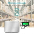 thumbnail image 3 of Portable 200KG Electronic Parcel Scale Stainless Steel Large Platform Digital LCD Weighing Balance, 3 of 5