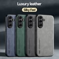 thumbnail image 5 of Allytechgroup PU Leather Case for Samsung Galaxy A17 5G, Magnetic Attraction Inside Shockproof Silky Feel Protective Cover for Samsung Galaxy A17 5G (6.7 Inch), Lightgray, 5 of 7