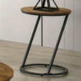 thumbnail image 3 of Furniture of America Teze Modern Round 3-Piece Accent Table Set, Natural, 3 of 5