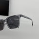 thumbnail image 5 of Gafas de sol de caja pequeña para mujer, modernas, personalizadas, estilo retro, de cara redonda, para hombre, lisas, adelgazantes, 5 of 6