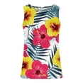 thumbnail image 4 of Njoeus Men's Athletic Shirts & Tees Workout Tops Men's Hawaiian Floral Printed Tank Tops, Mens Big & Tall Gym Workout Shirts Casual Sports Sleeveless Tees Shirt Fashion Summer Vests T-Shirt for Men M-, 4 of 4