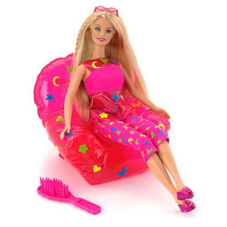 Barbie Sit in Style Doll - Walmart.com