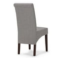 thumbnail image 3 of Avalon - Deluxe Parson Dining Chair (Set of 2) - Dove Grey, 3 of 5