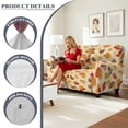 thumbnail image 4 of TSOVTHRID Maple Leaf Print Loveseat Covers 6-Piece Stretch Reclicer Love Seat Covers with Pockets Loveseat Couch Cover Furniture Protector for 2 Seat Couch Sofa, 4 of 7
