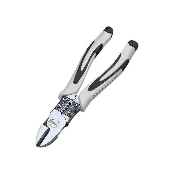Alicates para pelar cables de alambre antideslizantes Pinza para prensar Pelacables portátil Terminal Crimper Acero de aleación multifuncional 7 pulgadas 5 en 1 Tipo 3 Speravity TO000956-03