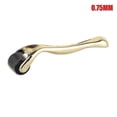 thumbnail image 1 of Th 0.75mm Micro Needles Derma Roller Titanium Microneedle Roller For Face Bodygold2pcs, 1 of 4