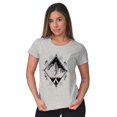 thumbnail image 4 of Spirit Mountain Diamond Spiritual Womens Slim Fit Graphic Tee Brisco Brands X, 4 of 5