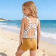 thumbnail image 4 of MEZZALL Children Girls One-Pieces Monokini Youth Beach Swimwear Swimsuit Ice Cream Pattern And Comfortable Fit Sun Swimwear Summer Trendy Bathing Suit Beachwear, 4 of 4