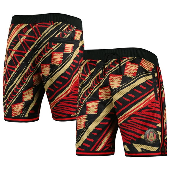 Men's Mitchell & Ness Black Atlanta United FC Tribal Fashion Shorts