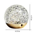 thumbnail image 3 of Teissuly Clearance Automatic Rotation Water Ripple Light Shadow Atmosphere Lamp Projection Lamp Romantic Sunset Lamp Spherical Table Lamp Used For Decorating Indoor Rooms As Gifts(White, B) Teissuly WER202308290090, 3 of 9