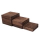 thumbnail image 1 of Juego de 3 Soportes de Madera para Pasteles Y Cupcakes, Elevadores para Buffet, Soporte Cuadrado Multifuncional para Postres, Ideal para Bodas, Fiesta, 1 of 9
