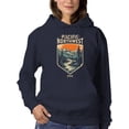 thumbnail image 3 of Pacific Northwest Ice Mountains Hoodie Women's -SelectDesign, 3 of 4
