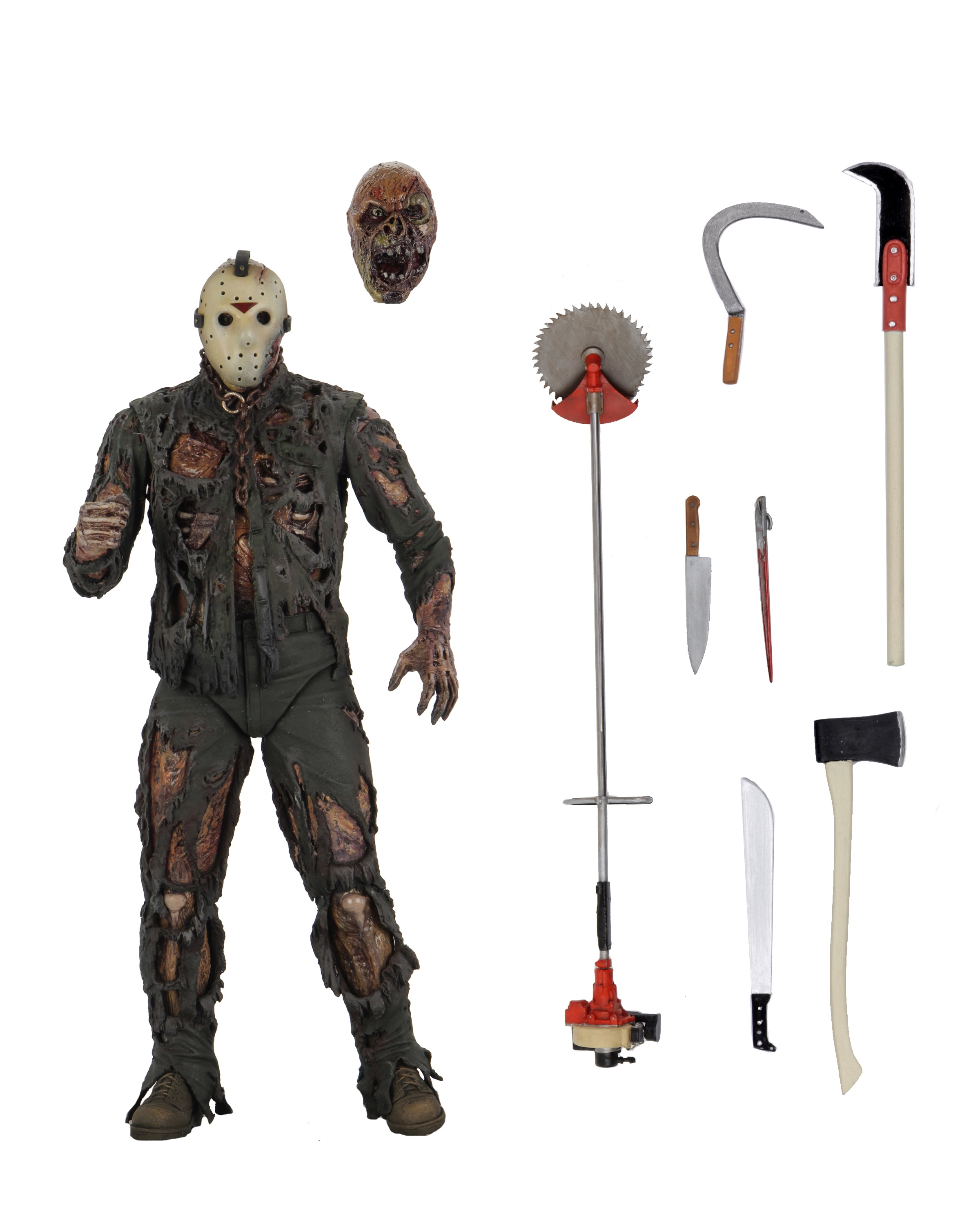 Friday the 13th Roy Burns Jason Voorhees Ultimate Part V 7 Scale Action Figure 