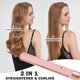 thumbnail image 4 of Rizador de cabello para rizos naturales, rizador de pelo, varita rizadora, plancha alisadora sin dañar los rizos, rizador de calentamiento rápido para todo tipo de cabello., 4 of 8