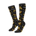 thumbnail image 2 of Balery Hohey Bee Golden Embroidery Fun Novelty Socks Men'S Women'S Crew Socks Funny Crazy Novelty Socks Quirky And Cool Socks, 2 of 9
