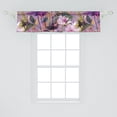 thumbnail image 2 of Floral Design Window Valance, Soft Aquarelle Romantic Vintage Flowers Boho Delicate Blooms Print, Curtain Valance for Kitchen Bedroom with Rod Pocket, 54" X 18", Lavender Yellow Green, by Ambesonne, 2 of 2