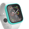 thumbnail image 5 of Case Compatible with Apple Watch Series 6/SE/Series 5/Series 4 38mm with Built in Tempered Glass Screen Protector ,Overall Protective Hard PC Case Ultra-Thin Cover-Turquoise, 5 of 7