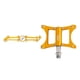 thumbnail image 5 of Pedales para Bicicleta BMX HS Aluminio Naranja 1/2, 5 of 5