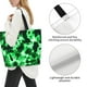 thumbnail image 3 of Balery Green Tie Dye Bolsa Tote Estilo Estético con Cremalleras, Bolsa de Hombro, Bolsa de Compras Grande y Plegable, 3 of 8