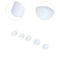 thumbnail image 6 of lacooooppia Ice Skating Finger Caps Half Finger Gloves Covers Supplies Guards Equipment Short Track Speed Skating Clips for Outdoor Gifts White, 6 of 8