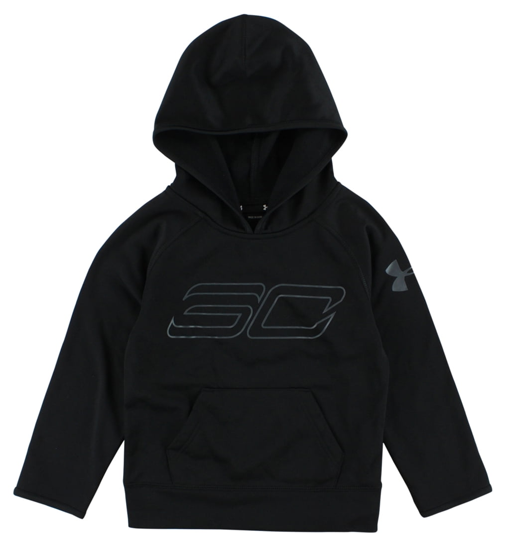Under Armour Boys Steph Curry Pullover Hoodie Black