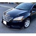 thumbnail image 5 of 3 Pieces Front Bumper Lip Spoiler Splitter Side Body Kit Trim Protection Compatible with 2013-2015 Nissan Sentra, 2014 (Painted Black), 5 of 10