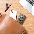 thumbnail image 7 of LOUEBICA Slim Smart Mens Wallet Card Holder Minimalist Leather Front Pocket Wallet RFID Blocking Pop Up Aluminum Case Credit Card Wallet, 7 of 7