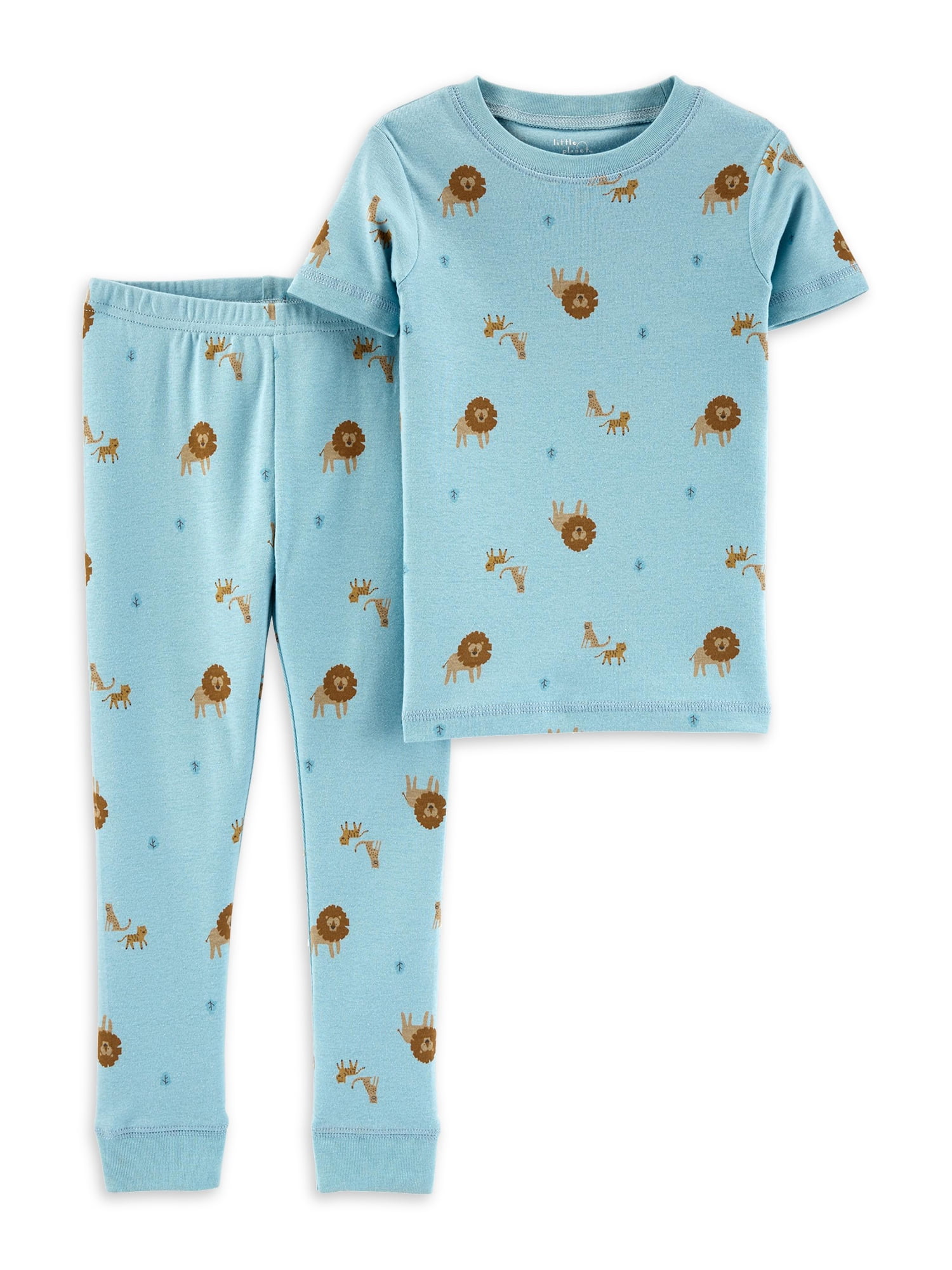 Little Big Boys Summer Snug-Fit Pajamas Short 100/% Cotton Kids Pjs Sets