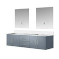 thumbnail image 2 of Volez 36 in W x 18.25 in D Navy Blue Single Bath Vanity with Side Cabinet, White Ceramic Top, and Faucet Set, 2 of 7