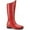 Red, variant on Mens Superhero Black Halloween Boots XL Size 14