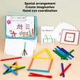 thumbnail image 3 of Sticks Math Toy, Improve Math Ability Mixed Color Safety Building Wood Counting Sticks Early Educational Cultivate Logical Thinking  for Daily Life, 3 of 7