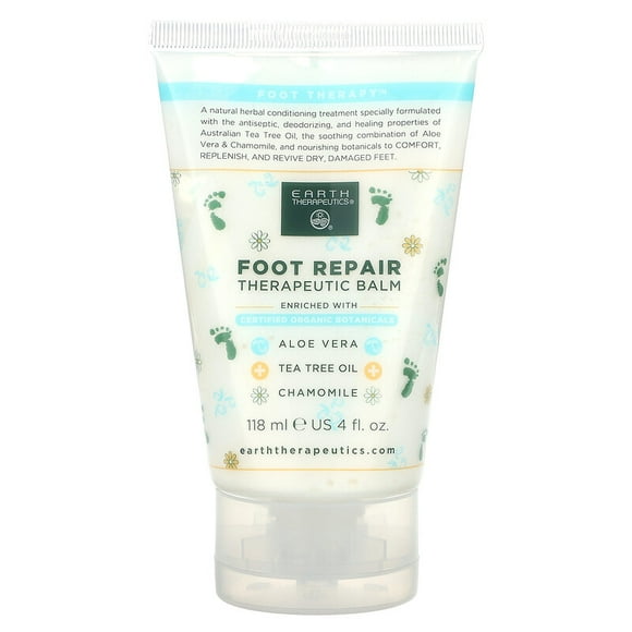 Earth Therapeutics Baume Thérapeutique pour Réparation des Pieds 4 oz