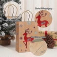 thumbnail image 3 of 24 Pack Kraft Paper Christmas Gift Bags, Christmas Gift Bags, Christmas Gift Bags, Reusable Christmas Gift Bags, Christmas Paper Bags with Handles, 3 of 5