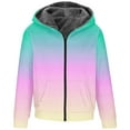 thumbnail image 6 of safuny Winter Thicken Jackets for Men Clearance Zipper Hooded Print Long Sleeve with Pocket Jacket Christmas Long Sleeve Casual Outwear Work Sports Pink M, 6 of 7