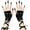 Black-1, variant on YooGuoGuo Women's Punk Chain Decors Fingerless Gloves Dark Gothic Y2K Subculture Arm Warmers Cosplay Black Wrap Straps Sleeve